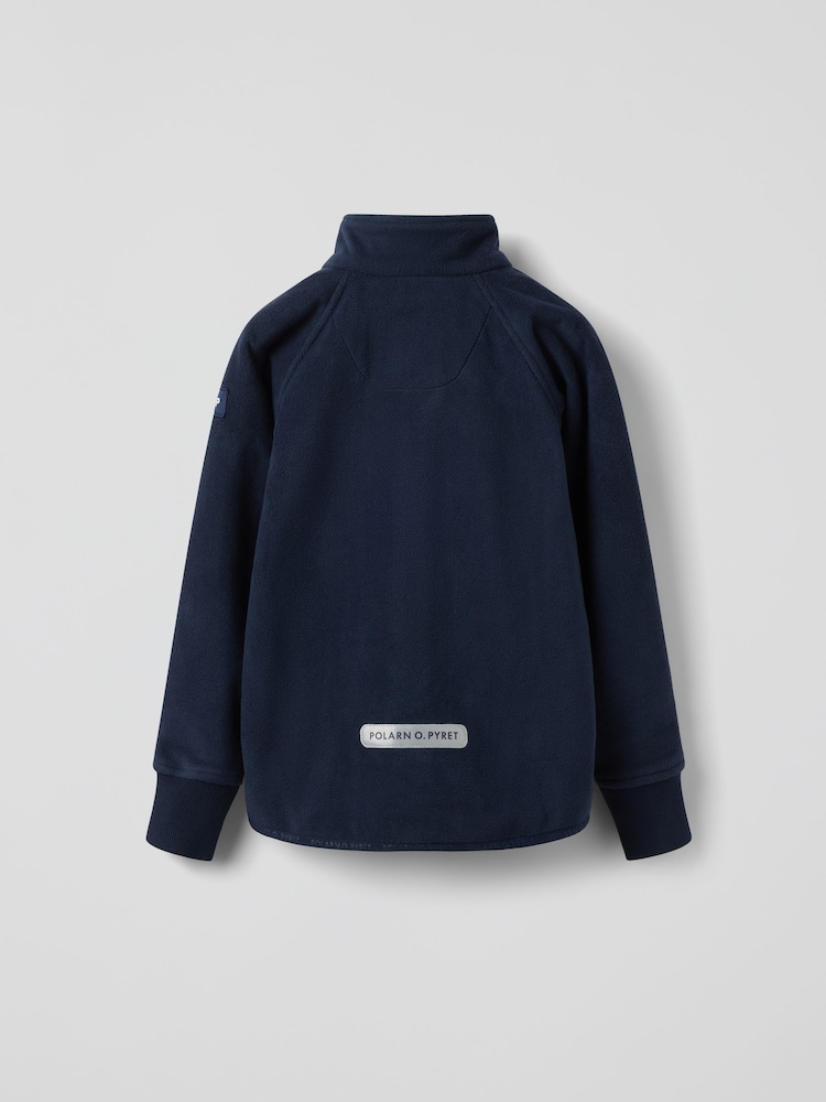 Polarn O. Pyret Light Blue Waterproof Fleece Jacket - Image 2 of 4 Polarn O. Pyret Light Blue Waterproof Fleece Jacket - Image 2 of 4