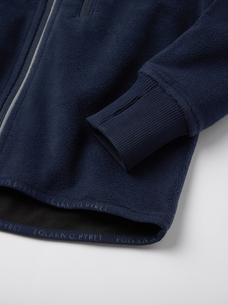 Polarn O. Pyret Light Blue Waterproof Fleece Jacket - Image 4 of 4 Polarn O. Pyret Light Blue Waterproof Fleece Jacket - Image 4 of 4