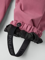 Polarn O. Pyret Pink Waterproof Shell Dungarees - Image 5 of 8