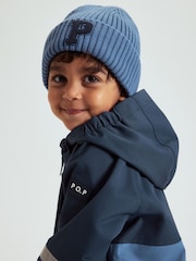 Polarn O. Pyret Blue Waterproof Shell Coat - Image 2 of 9