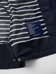 Polarn O. Pyret Blue Waterproof Shell Coat - Image 4 of 10