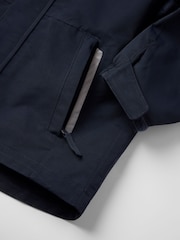 Polarn O. Pyret Blue Waterproof Shell Coat - Image 5 of 10