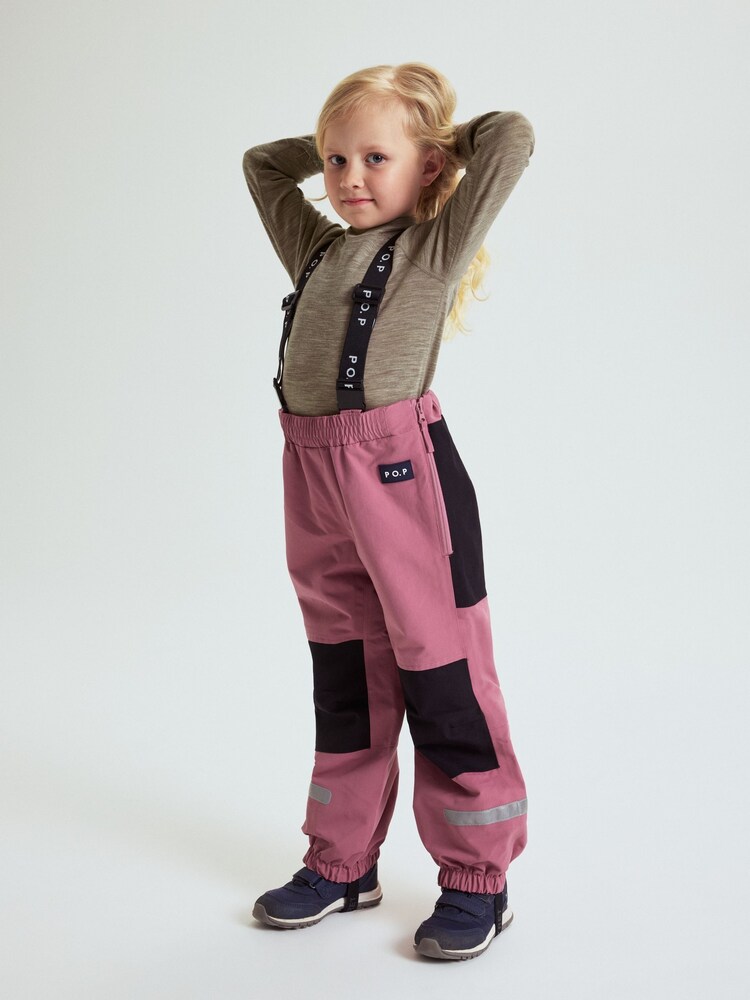Polarn O. Pyret Pink Waterproof Shell Trousers - Image 2 of 12 Polarn O. Pyret Pink Waterproof Shell Trousers - Image 2 of 12