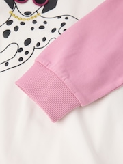 Polarn O. Pyret Pink Cotton Dalmatian Print Top - Image 3 of 5