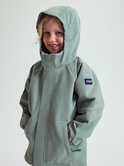 Polarn O. Pyret Green Waterproof Shell Coat - Image 2 of 11