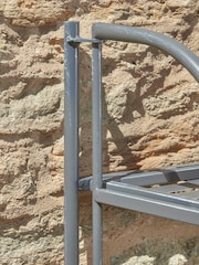 Cox & Cox Grey Large Como Tiered Plant Stand - Image 3 of 5