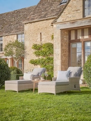 Cox & Cox Grey Beaumont Lounger Set - Image 1 of 6