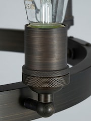 BHS Bronze Highland 8 Light Ring Ceiling Pendant - Image 5 of 7