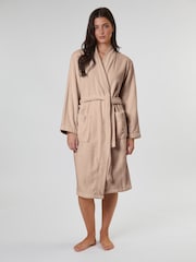 Loungeable Brown Classic Towelling Robe - Image 3 of 5