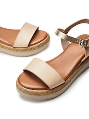 Moda in Pelle NYX Two Part Wedge Sandals - Image 3 of 4