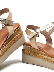 Moda in Pelle NYX Two Part Wedge Sandals - Image 4 of 4