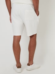 Threadbare Cream Textured Elasticated Shorts - Image 2 of 4