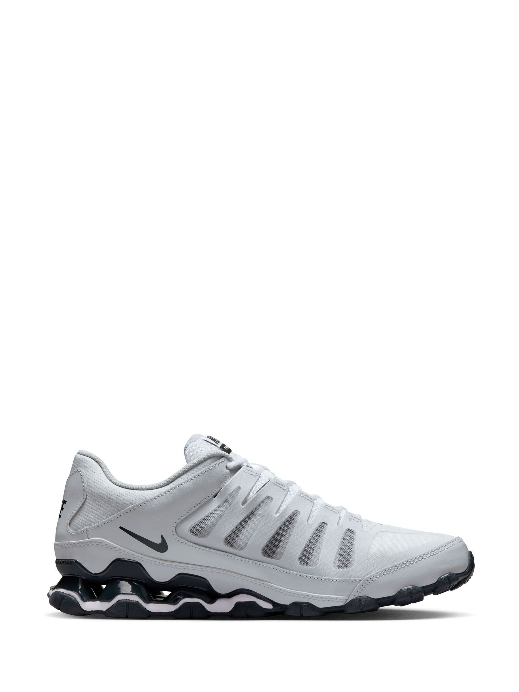 Buy Nike White/Silver Reax 8 TR Gym Trainers from the Next UK