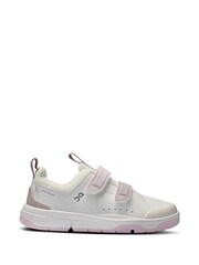 On White Cream Kids The Roger Trainers - Image 1 of 7