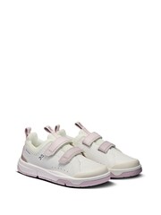 On White Cream Kids The Roger Trainers - Image 2 of 7