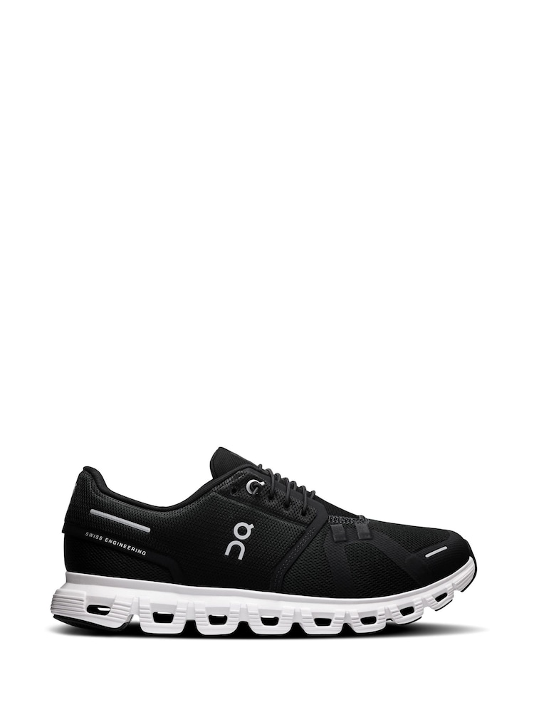 أسود/أبيض - On Cloud 6 Trainers - صورة 1 من 6 أسود/أبيض - On Cloud 6 Trainers - صورة 1 من 6
