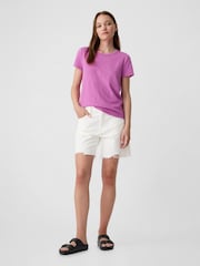 Gap Pink Cotton Short Sleeve Crew Neck T-Shirt - Image 3 of 4