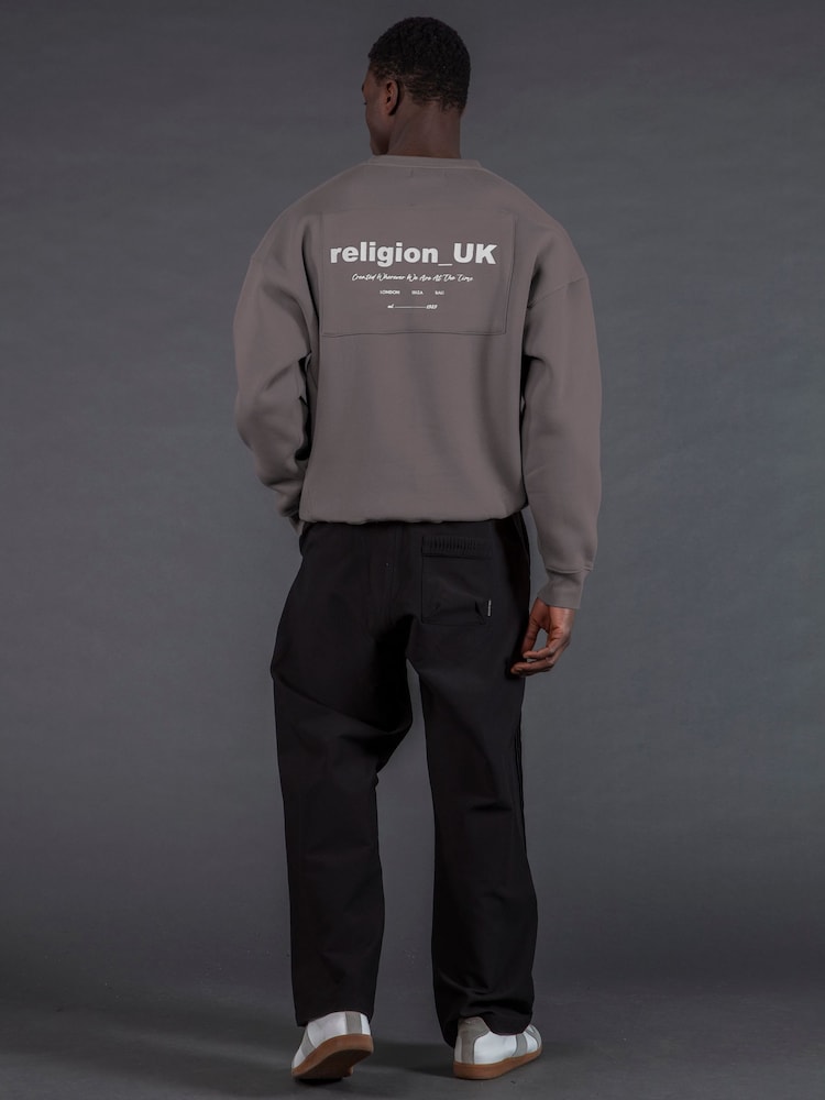 Religion Green UK Sweat Top - Image 2 of 4