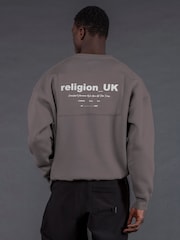 Religion Green UK Sweat Top - Image 4 of 4