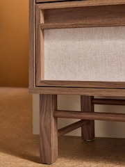 MADE.COM Dark Wood Effect Almelo 4 Drawer Chest - Image 3 of 5