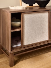 MADE.COM Dark Wood Effect Almelo Up to 50 inch TV Unit - Image 3 of 8