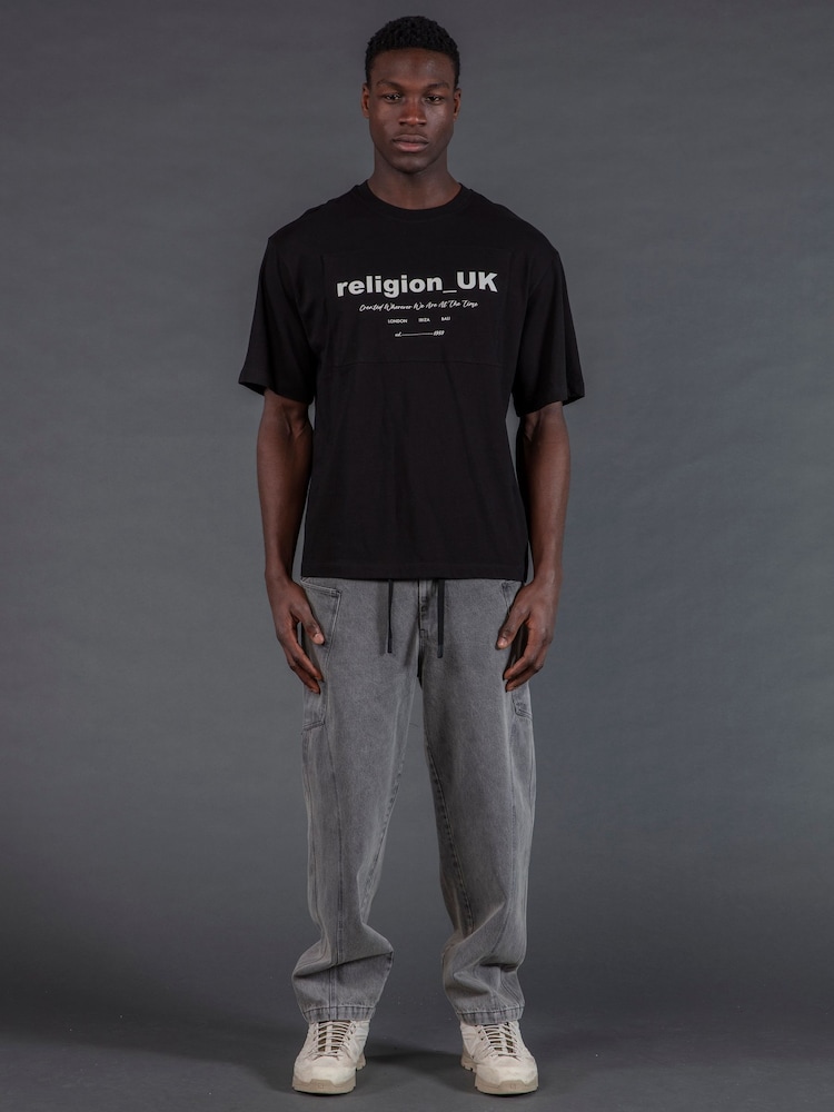 Religion Black UK T-Shirt - Image 4 of 4