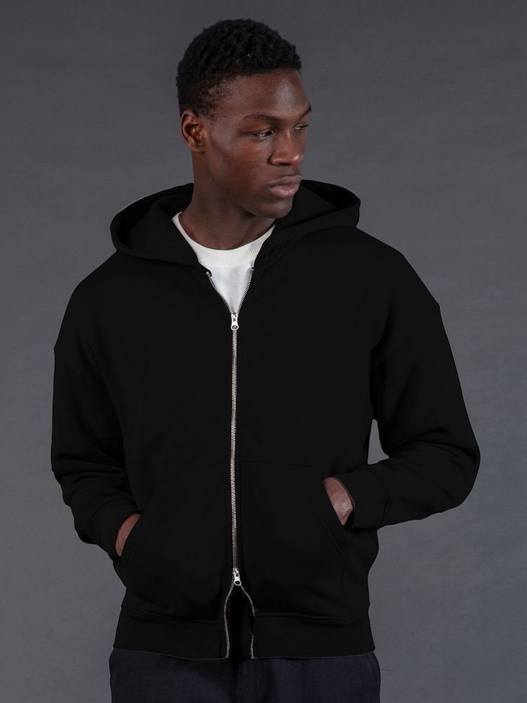 Religion Black UK Zip-Up Hoodie - Image 4 of 4