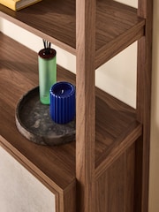 MADE.COM Dark Wood Effect Almelo Shelving Unit - Image 2 of 6