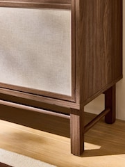 MADE.COM Dark Wood Effect Almelo Tall Large Sideboard - Image 3 of 6