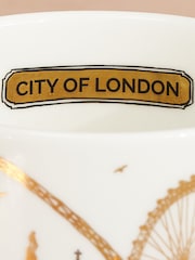 Victoria Eggs Set of 2 Gold and Black Quintessentially London Mugs - Image 3 of 6