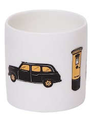 Victoria Eggs Set of 2 Gold and Black City of London Espresso Cups - Image 3 of 6