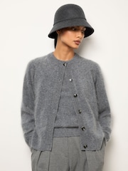 Reiss Grey Felicity Felted-Wool Bucket Hat - Image 3 of 5