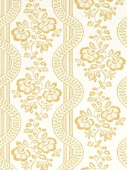 Sanderson Yellow Aubrey A4 Wallpaper Sample - Image 1 of 1