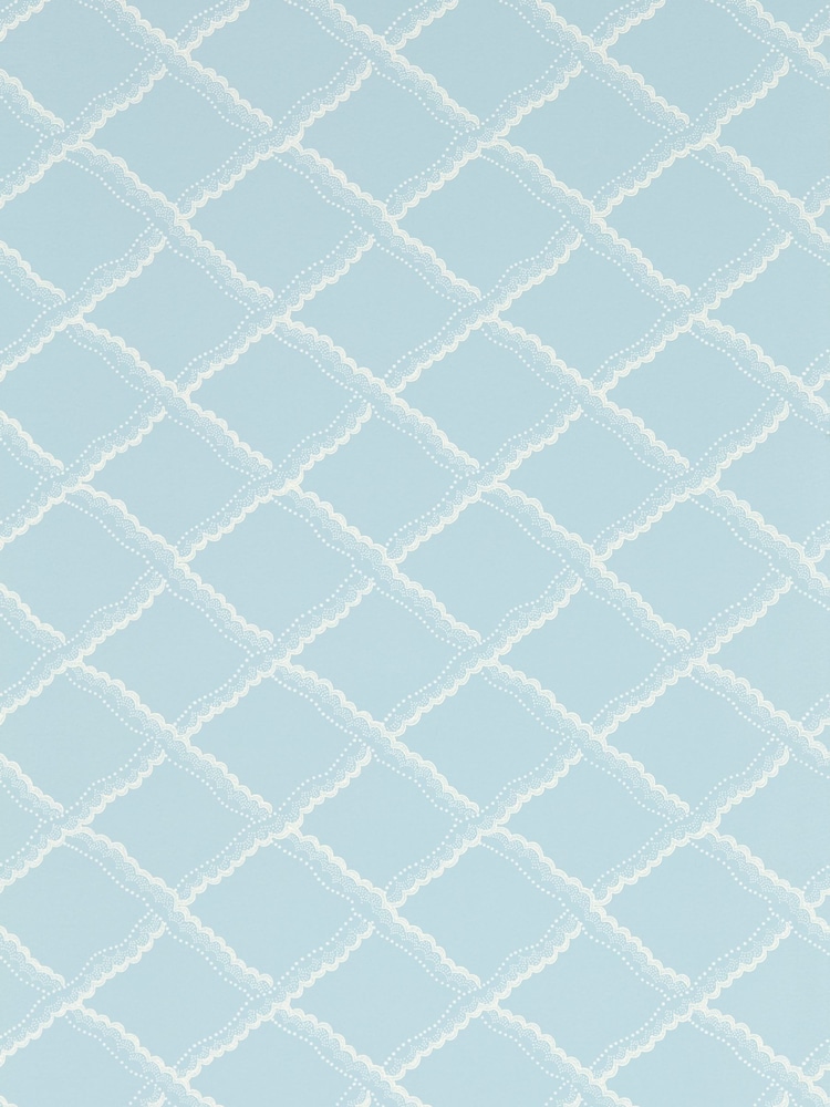 Sanderson Blue Rye A4 Wallpaper Sample - Image 1 of 1
