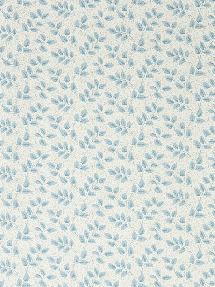 Sanderson Blue Tomato Leaf A4 Wallpaper Sample - Image 1 of 1