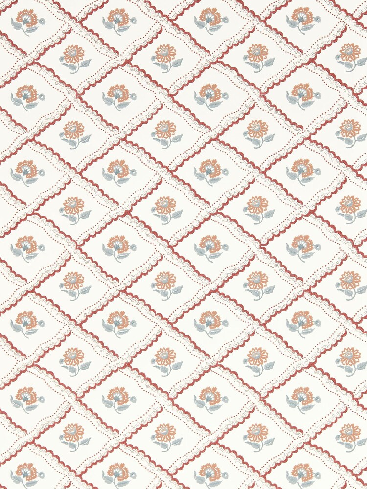 Sanderson Pink Fairdown A4 Wallpaper Sample - Image 1 of 1