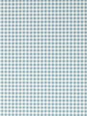Sanderson Blue Gingham A4 Wallpaper Sample - Image 1 of 1