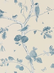 Sanderson Natural Woodland Chorus A4 Wallpaper Sample - Image 1 of 1