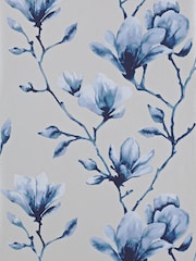 Harlequin Blue Lotus Wide Width Purity Edit A4 Wallpaper Sample - Image 1 of 1