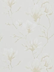 Harlequin White Lotus Wide Width Purity Edit A4 Wallpaper Sample - Image 1 of 1