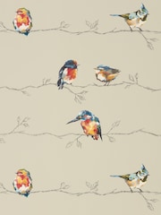 Harlequin Orange Persico Wide Width Purity Edit A4 Wallpaper Sample - Image 1 of 1