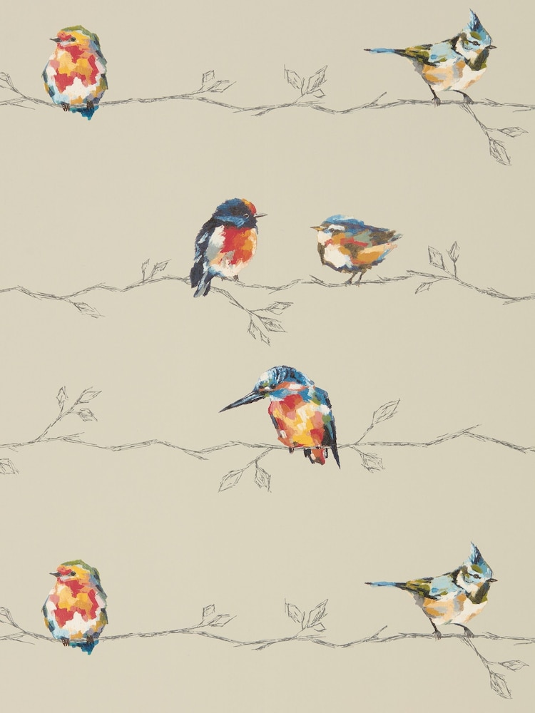 Harlequin Orange Persico Wide Width Purity Edit A4 Wallpaper Sample - Image 1 of 1