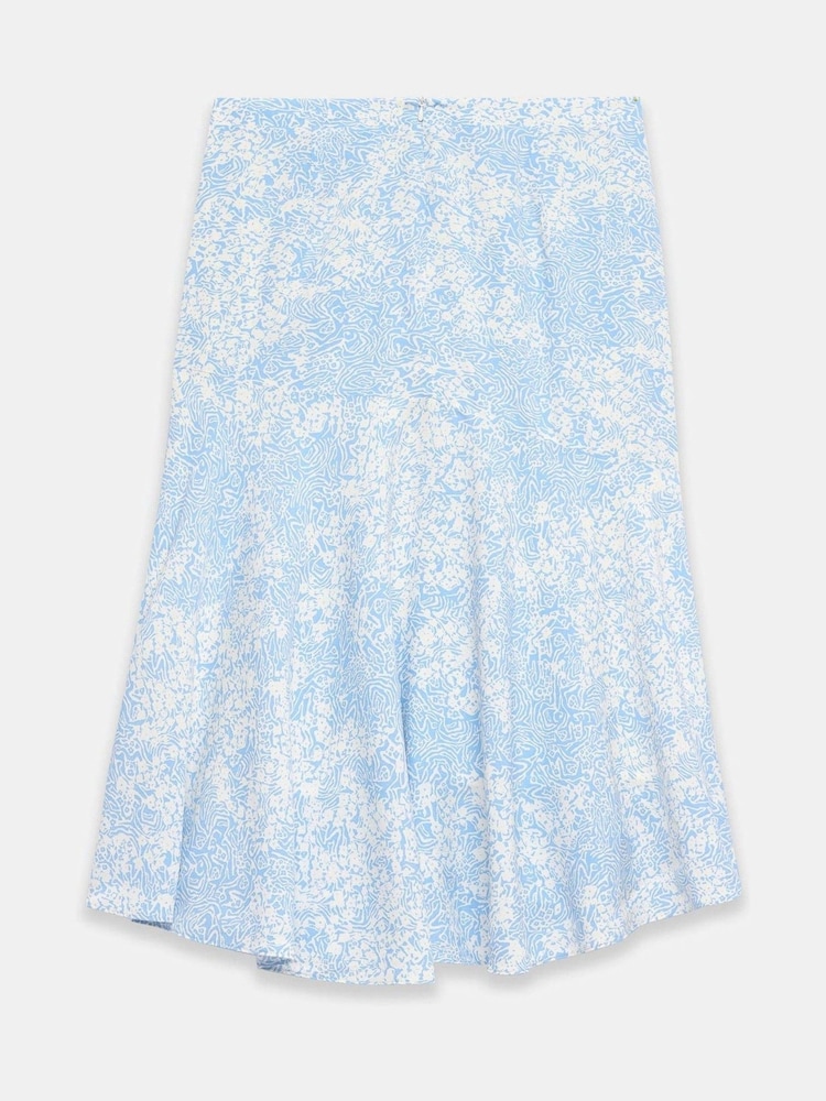 Mint Velvet Blue Floral Print Skirt - Image 8 of 8 Mint Velvet Blue Floral Print Skirt - Image 8 of 8