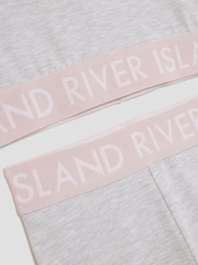 River Island Grey Girls Kickflare Set - Image 3 of 4