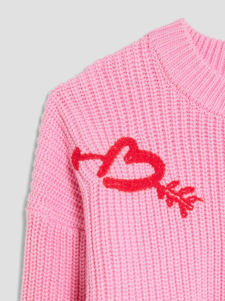 River Island Girls Bright Graffiti Jumper - Image 3 of 4