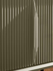 MADE.COM Green Elian Up to 50 Inch Sliding Door TV Unit - Image 5 of 5