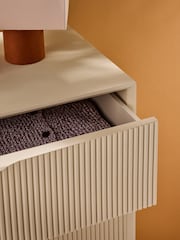 MADE.COM Ecru White Elian 4 Drawer Chest - Image 2 of 6