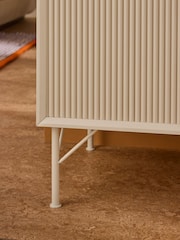 MADE.COM Ecru White Elian 4 Drawer Chest - Image 3 of 6