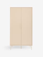 MADE.COM Ecru White Elian Double Wardrobe - Image 1 of 2