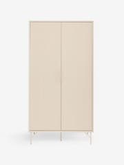 MADE.COM Ecru White Elian Double Wardrobe - Image 4 of 5